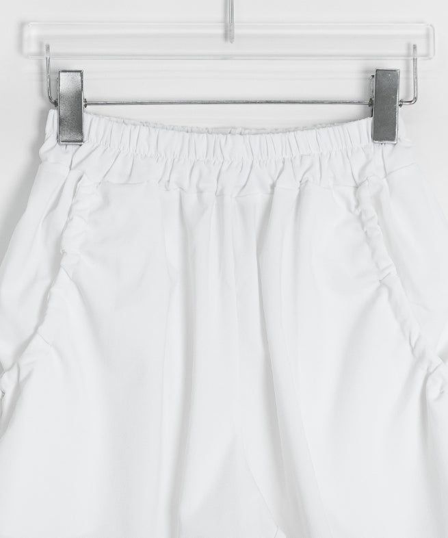 Hisami Strap Banding Frill Bermuda Pants