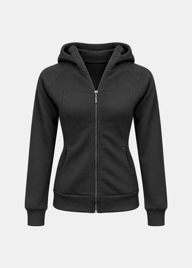 Hailey Contour Slim Hoodie Zip-Up