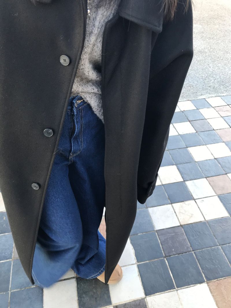 Leon wool long coat