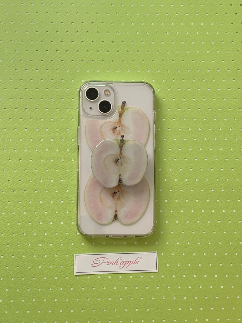 pink apple case - jelly hard