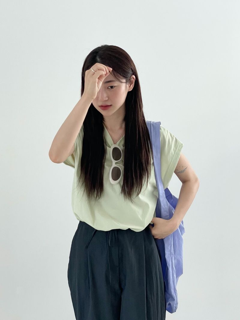Pastel big shoulder bag