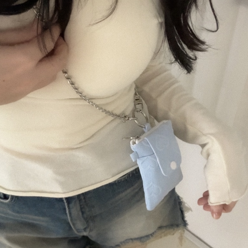 heart chain wallet bag_length (3color)