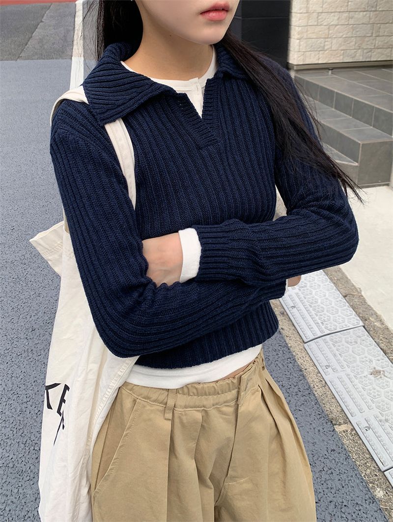 HARRY COLLAR KNIT (4C)