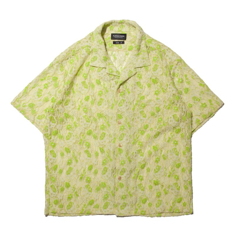 PLATEAU STUDIO（プラテウスタジオ）の「neon lace shirt（Tops）」