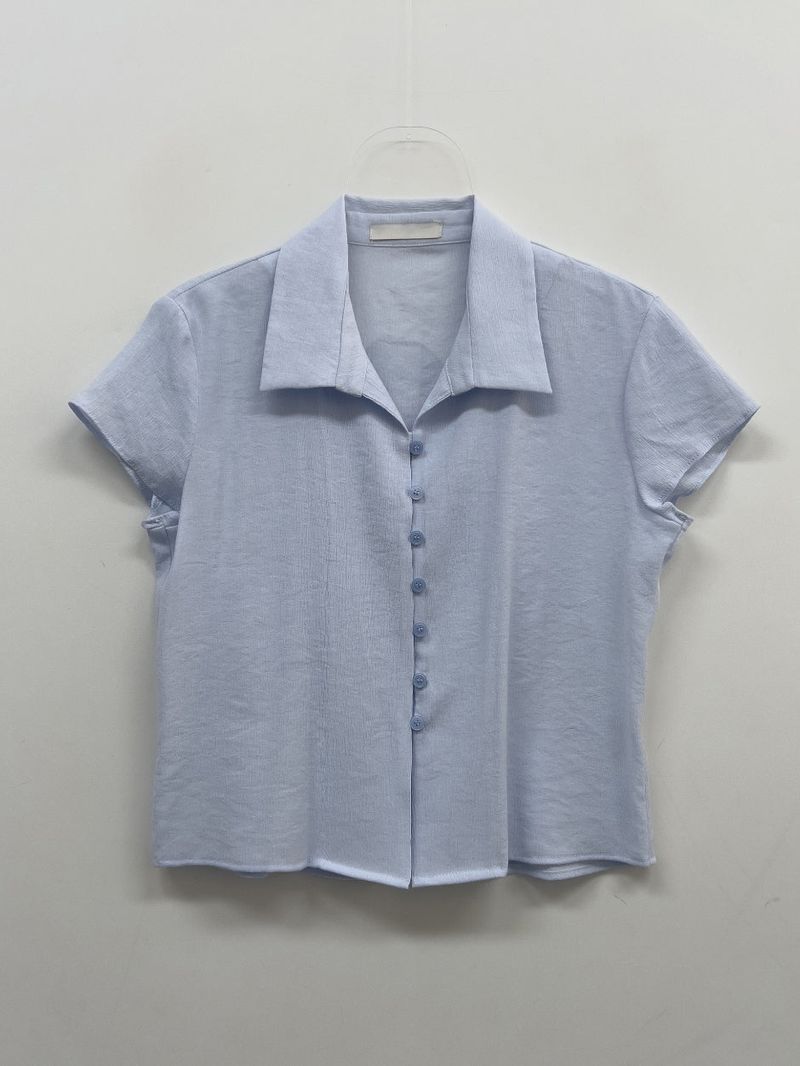 Yoru Pintuck Cap Sleeve Blouse