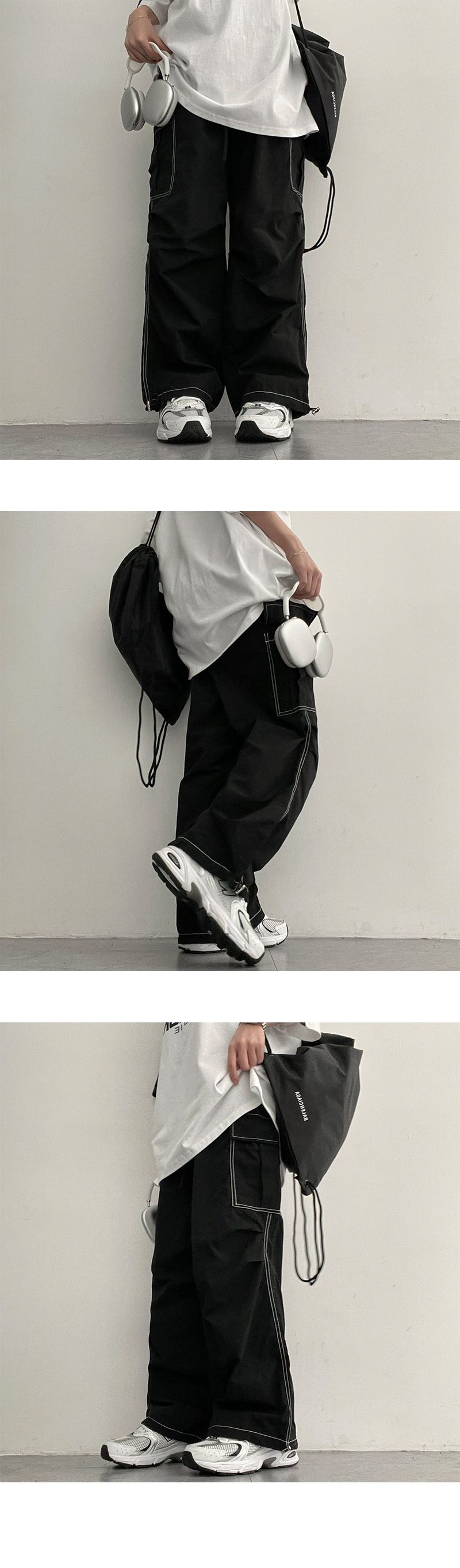 Aubu Bas Rock Nylon Stylish Cargo Pants
