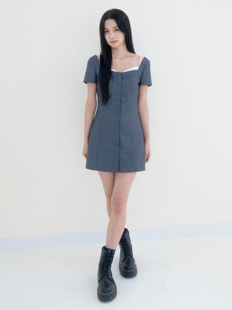 Bella dress (Gray)
