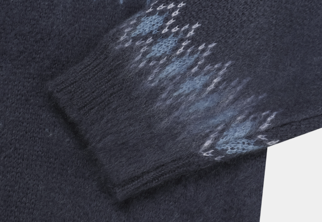 Belerice Blizz Nordic Cropped Semi-Overfit Cardigan