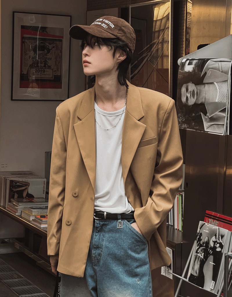 2PLAN（ツープラン）の「ローラヒドゥンツーボタンブレザー (2 color)（Jackets/Outerwear）」
