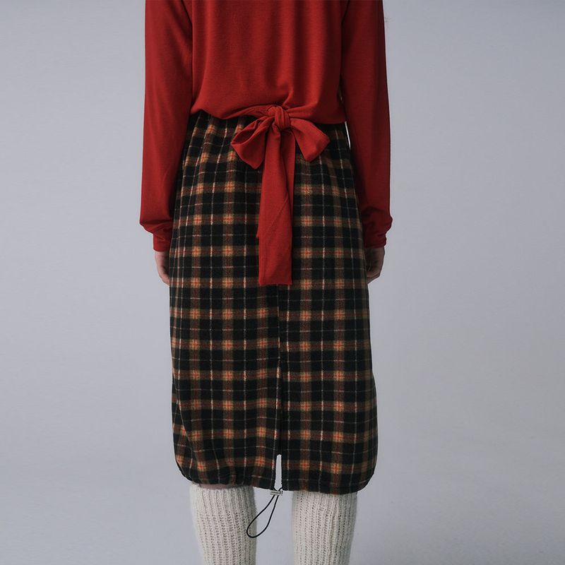 RIBBON TAIL LONG SLEEVE, RED