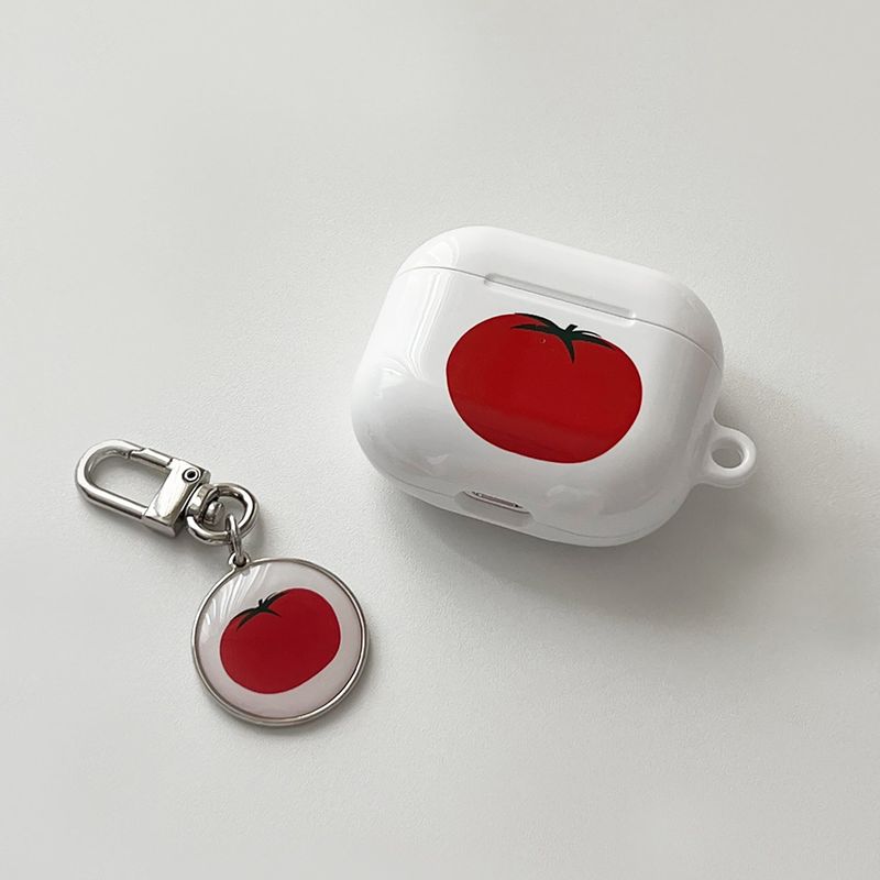 tomato glossy airPods case