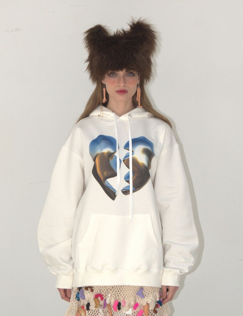 Broken Heart Hoodie IVORY