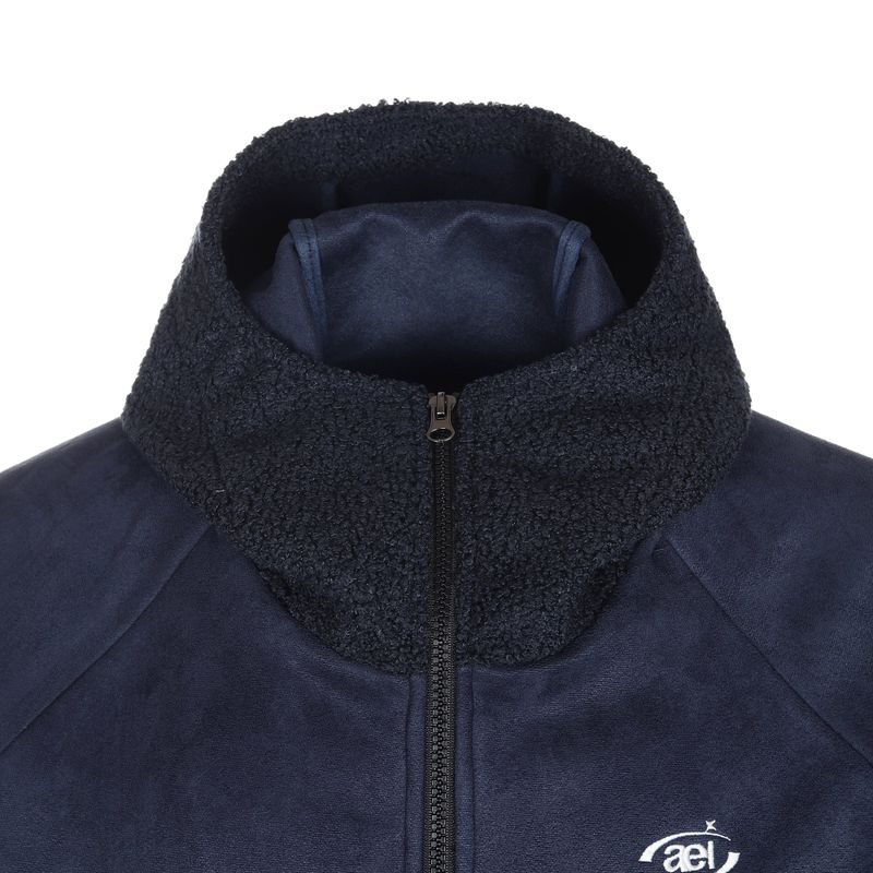 FLEECE HOODIE ZIP-UP [NAVY]