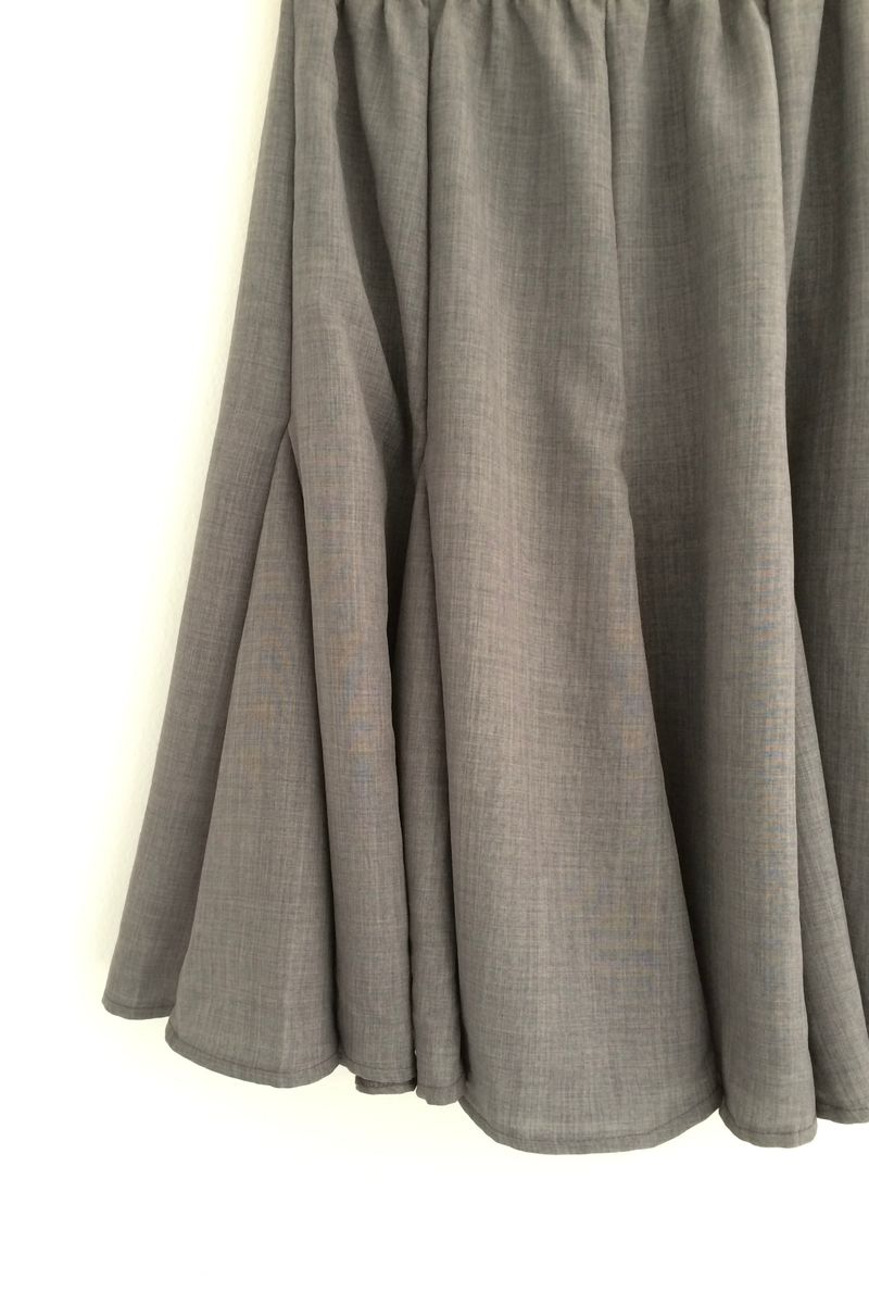 soft garden flare skirt