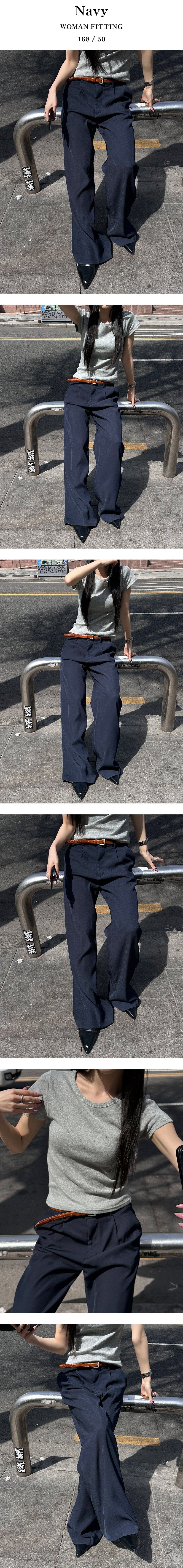 [Unisex] ワイドロングスラックス(2color)