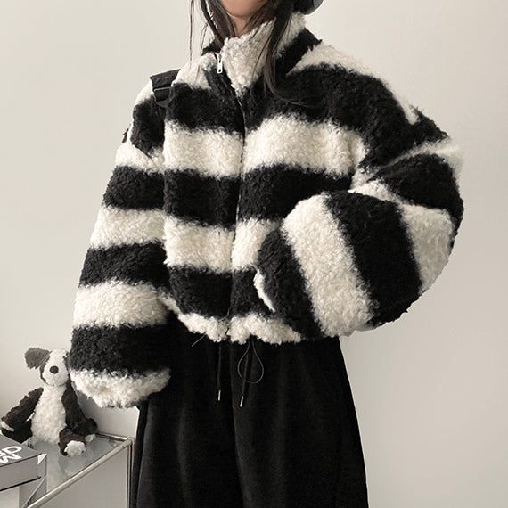 Newdin Quilted Dangara Foggy Wool Jacket