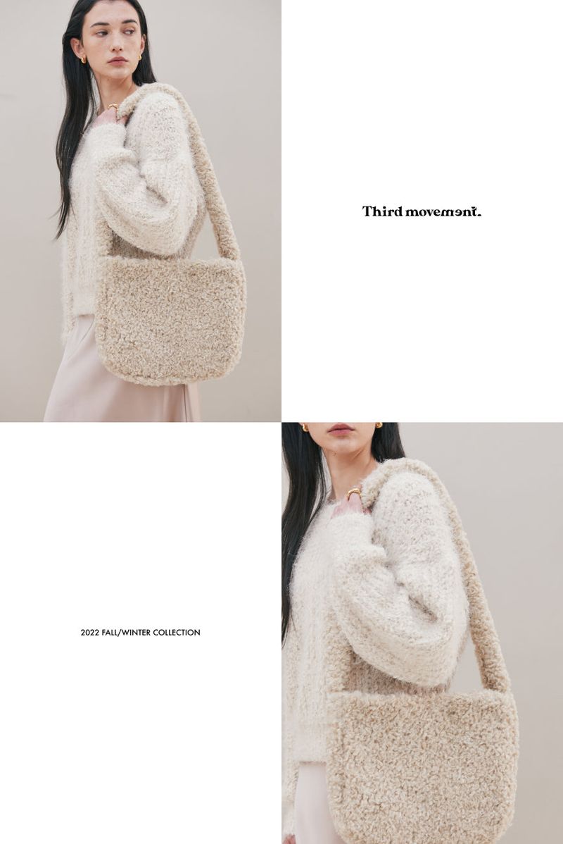 Eco Fur Crossbag (Ivory)