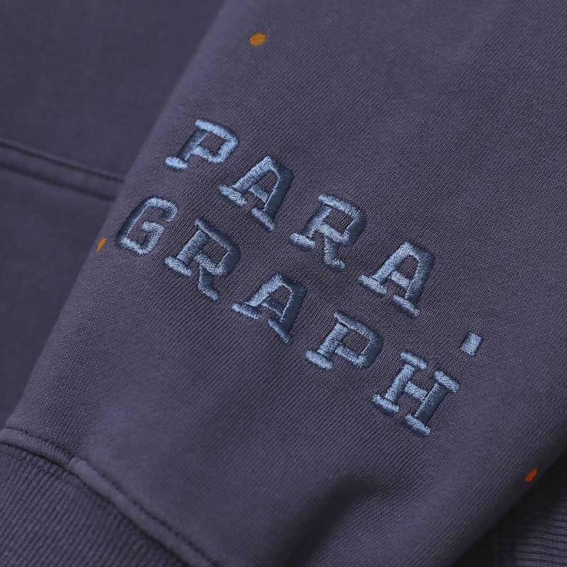 ELLIPSE LOGO EMBROIDERED HOODIE - PURPLE
