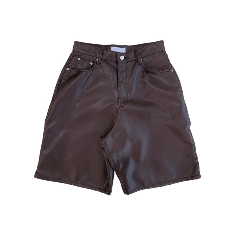 Bermuda leather pants