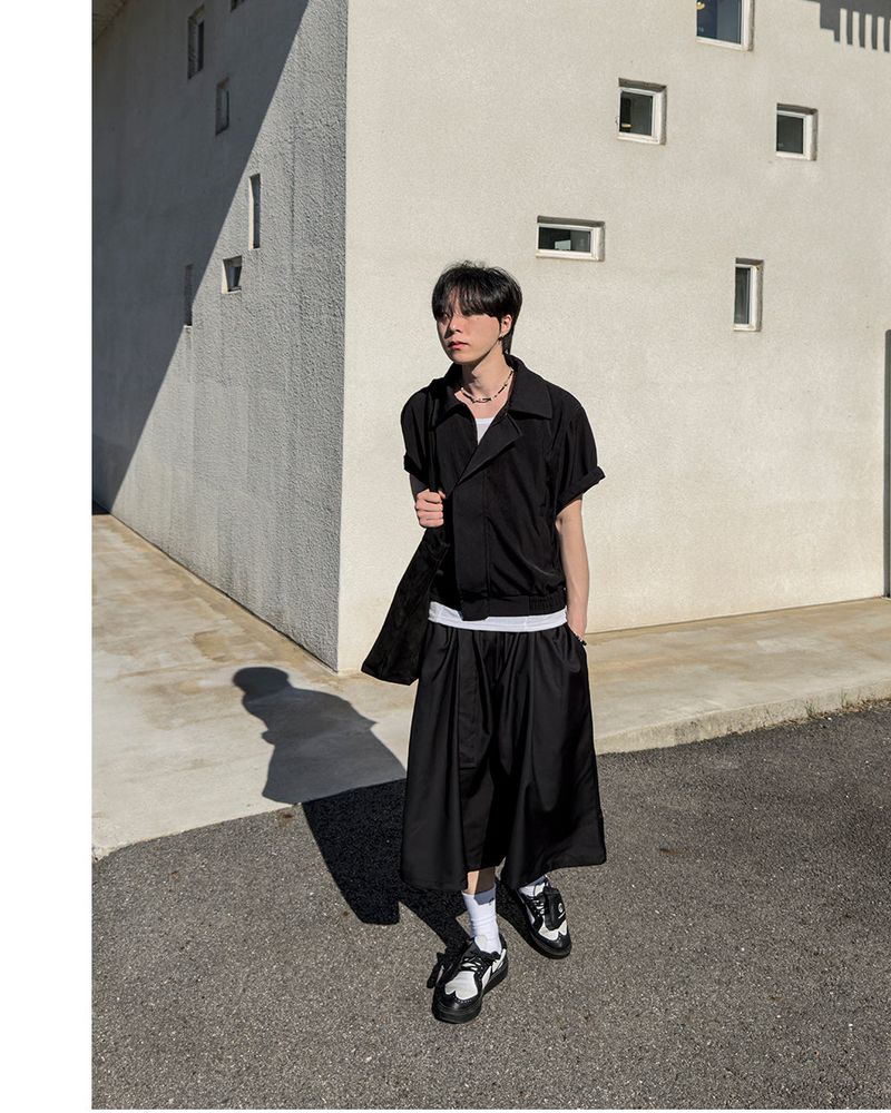 Koz Belted Bermuda Slacks