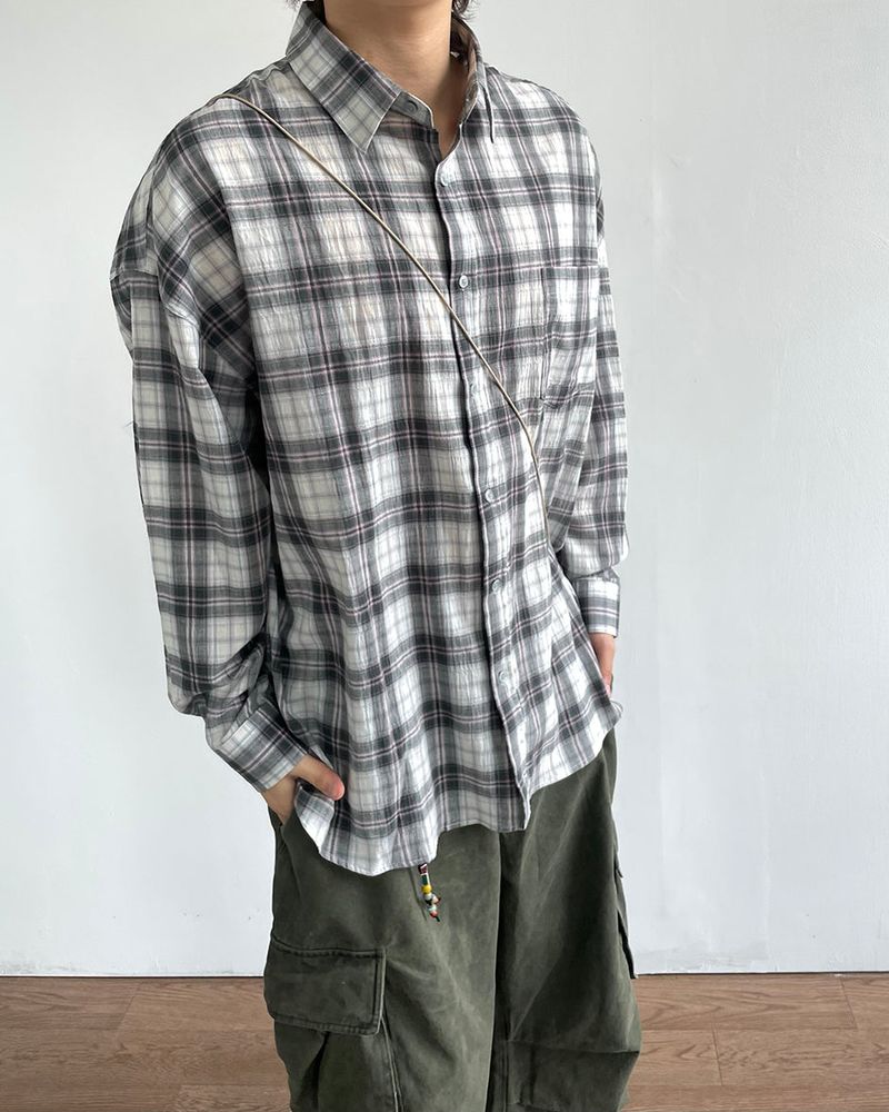 IDF（アイディーエフ）の「Air Checkered Shirt（Tops）」