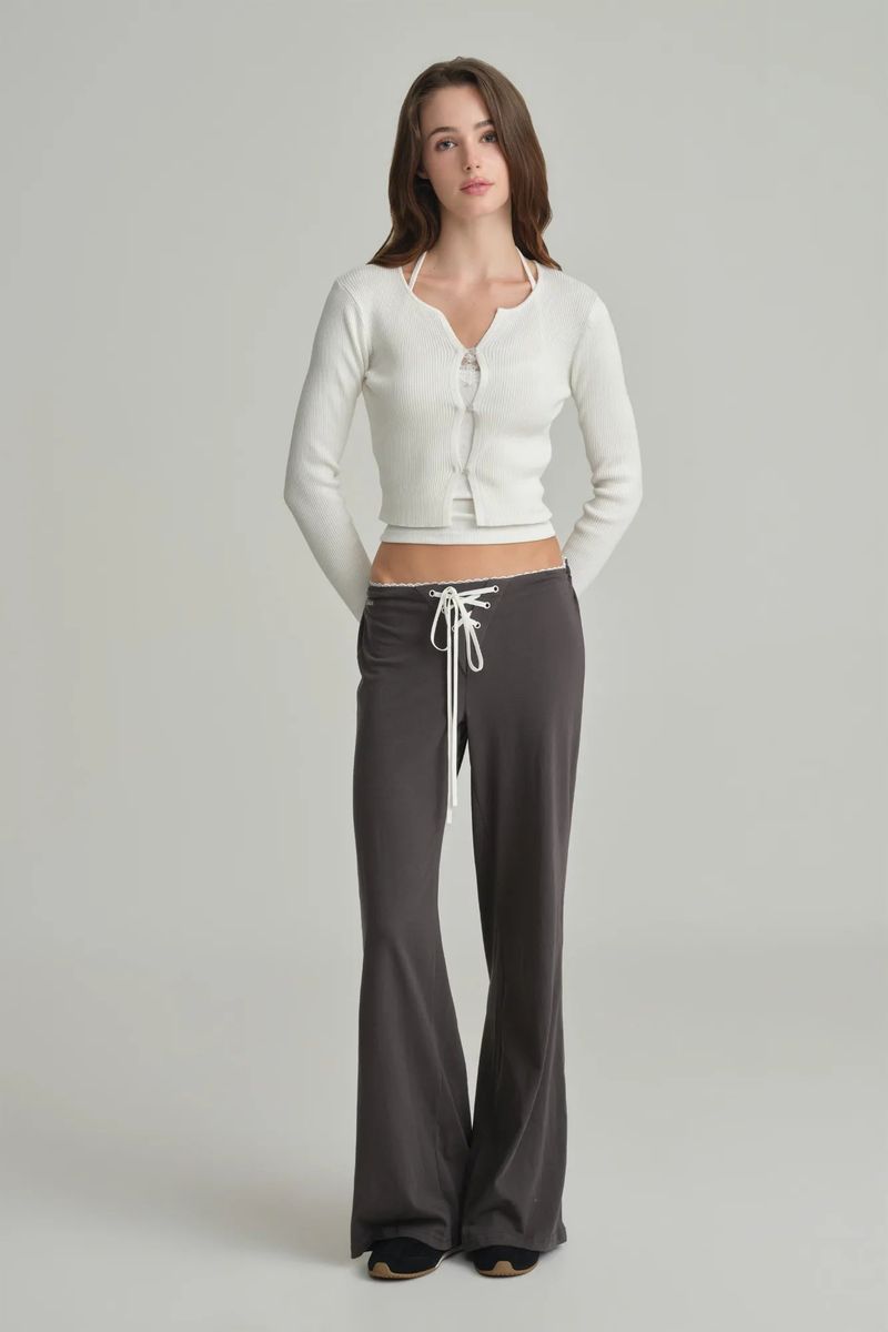 Jelly button cardigan, White