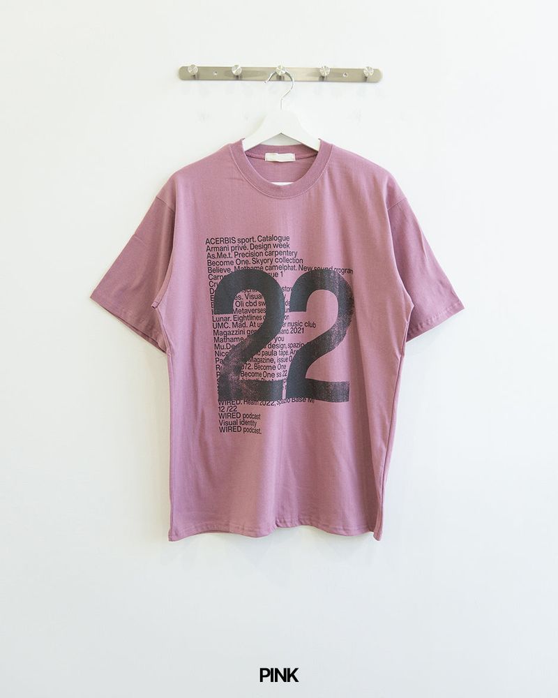 Mitsu Printed Short Sleeve Tee