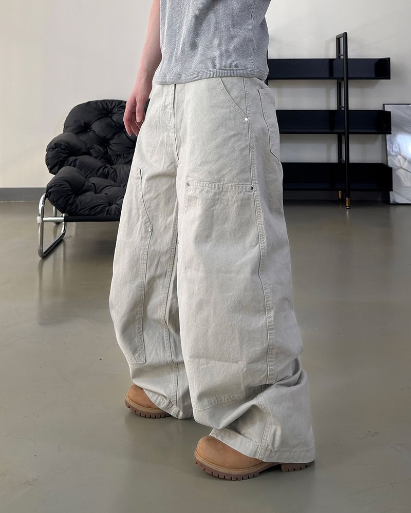 Reton Double Knee Wide Work Pants