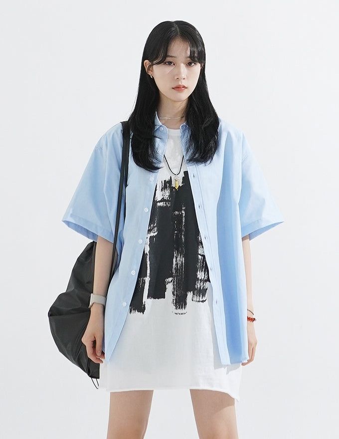 Basic Oxford Overfit Shirt