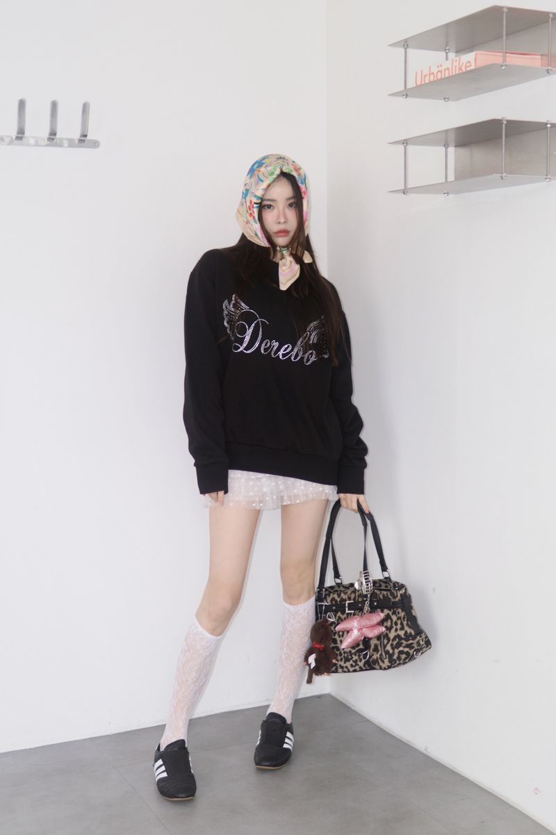 heart frill cancan mini skirt