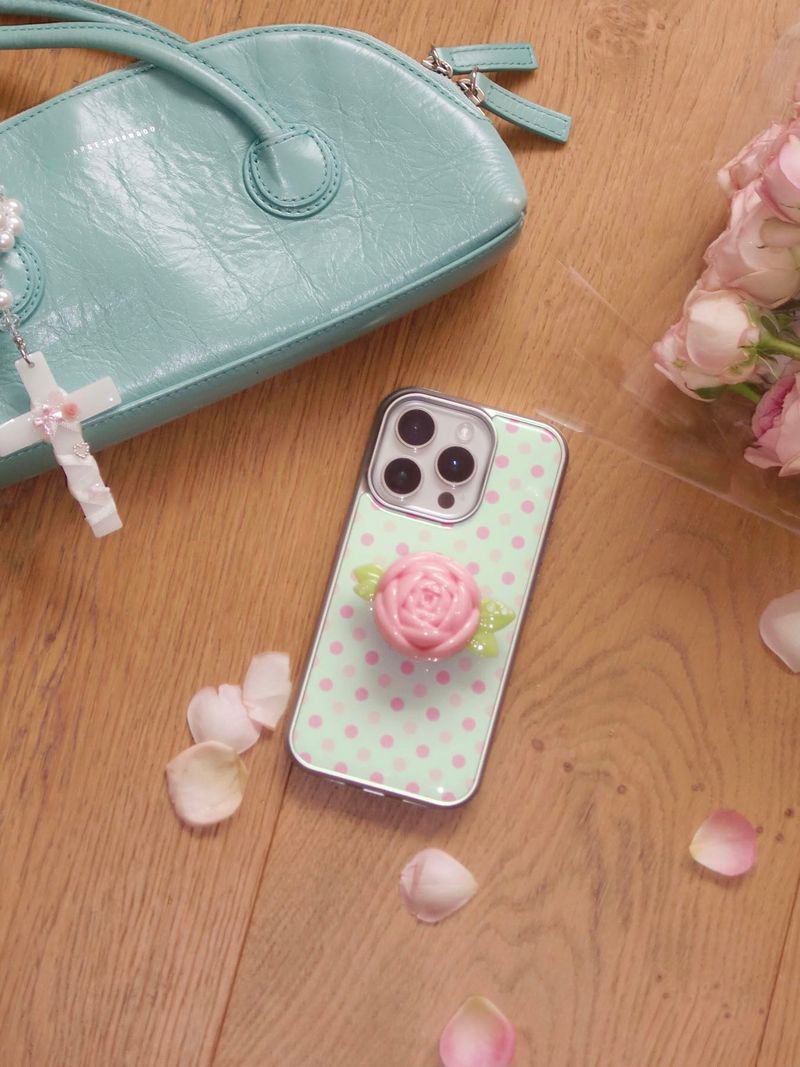 【TPUケース】Summer Dot Case_Mint