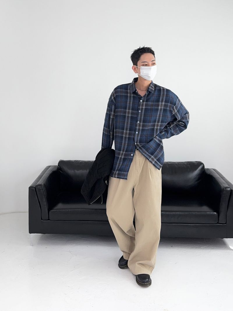 [MADE] Urban Mood Wool Over Check Shirt (6C)