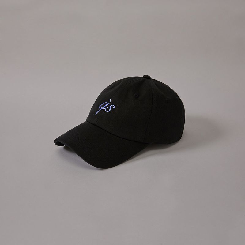 Lowercase Logo Ball Cap (Black/Blue)