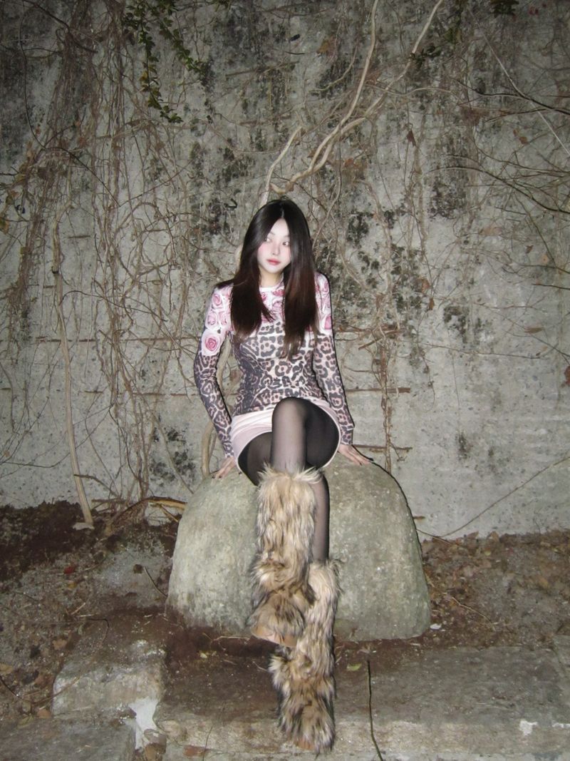 Flower leopard-T