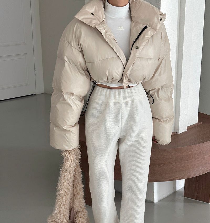 Crop cropped wellon short padded coat