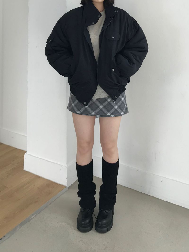 Bender High-Neck Padded Jumper (2 colors)