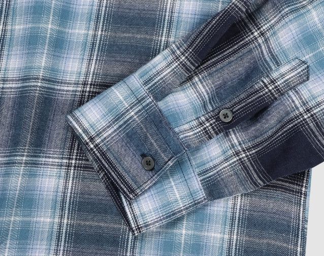 Fade Crop Check Shirt