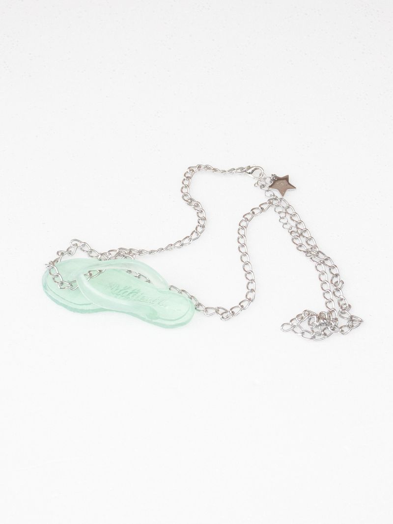 MINT FLIP-FLOP NECKLACE
