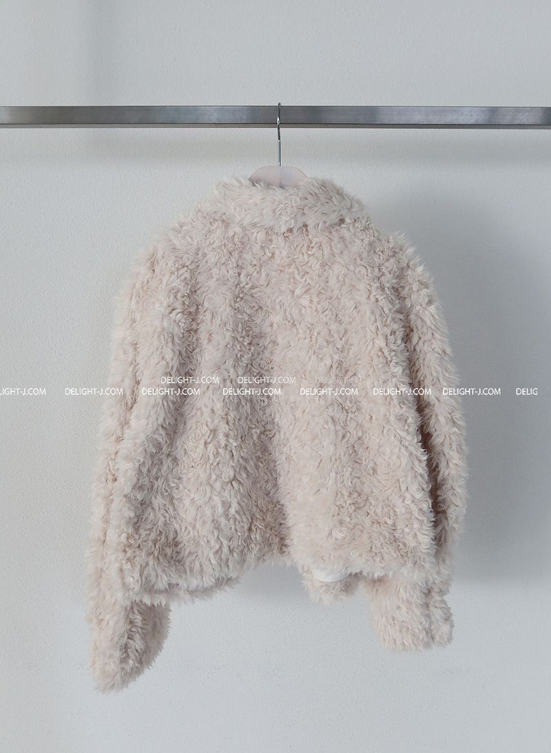 Shoko soft collar fur jacket