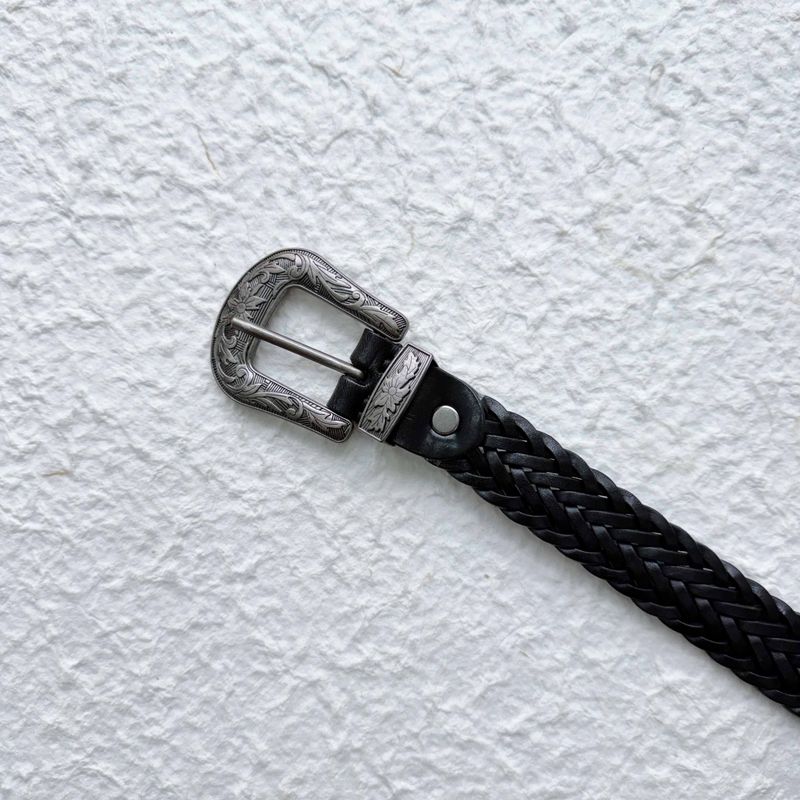 Shadow Engraved Woven Belt