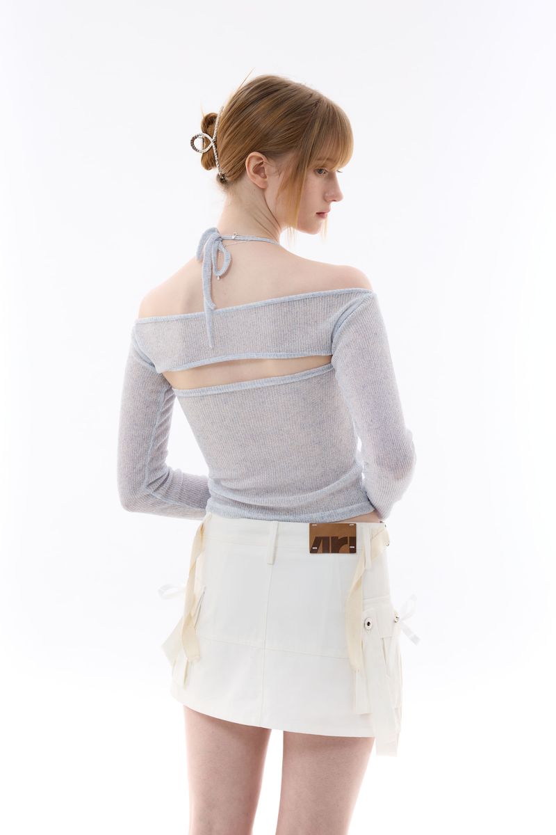 MANON OFF-SHOULDER SET / SKY BLUE