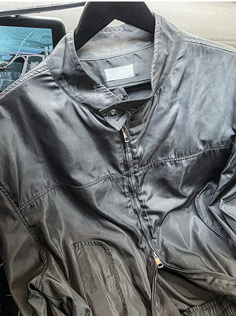 perry biker windbreaker jacket