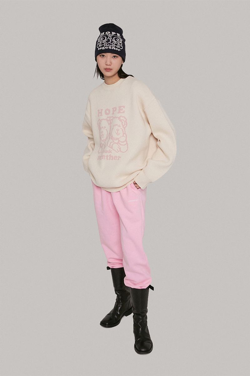 APIECEOFCAKE（ピースオブケイク）の「HTT Jacquard Knit_Ivory（Tops）」