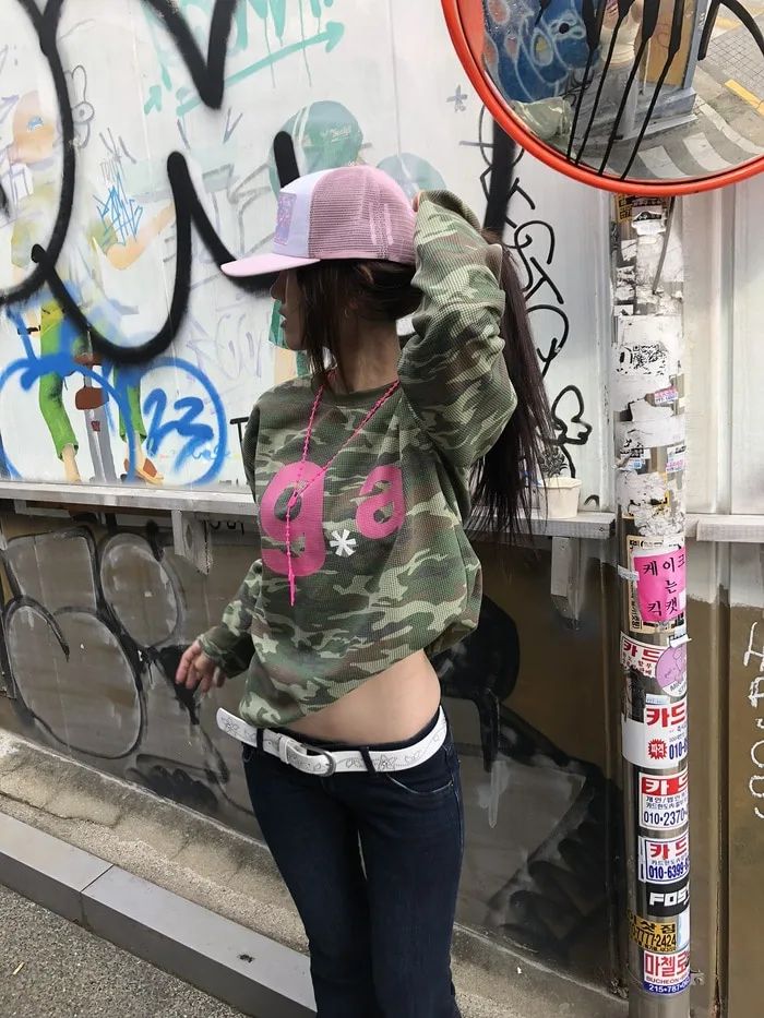Pink GaGa Camo Tee