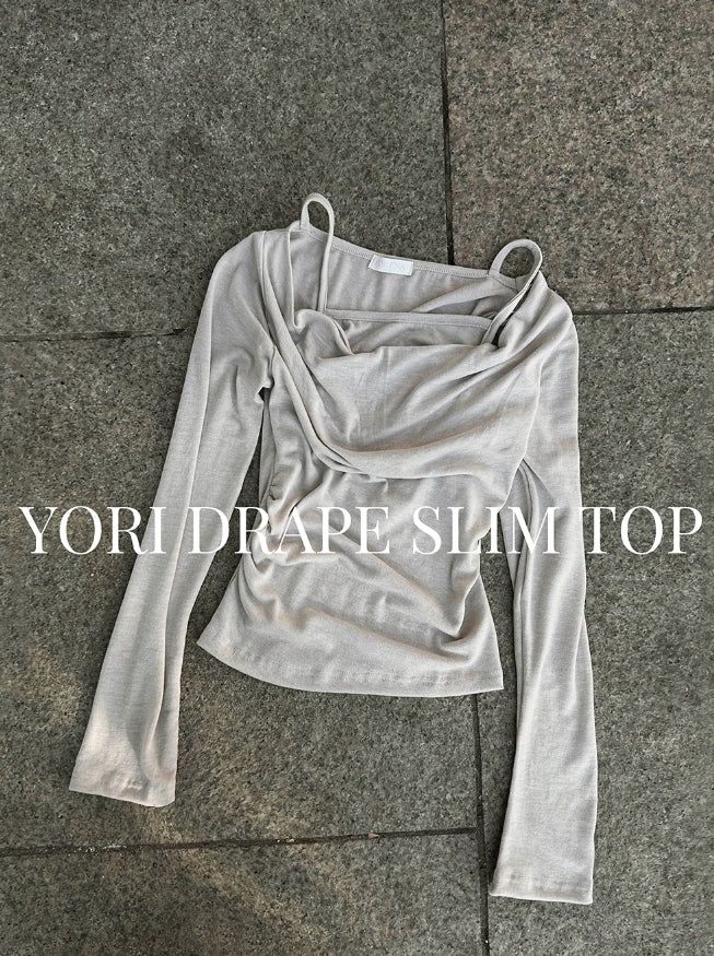 Soft Drape Slim Top