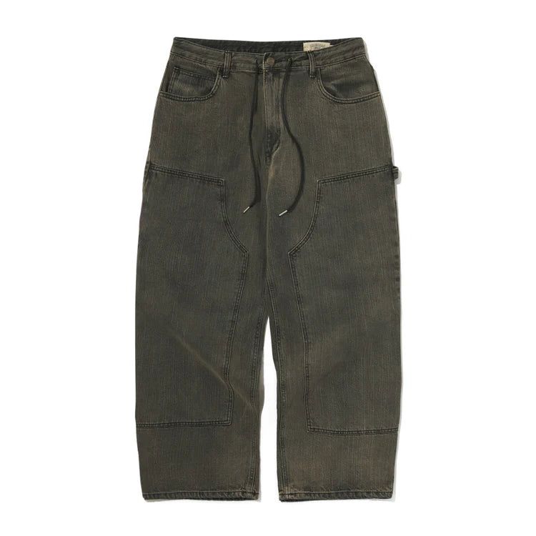 BSRABBIT(ビエスラビット)の「WORK WIDEFIT DENIM PANTS BLACK(Pants)」