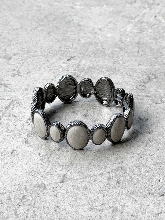 Antique Marble Cameo Bangle