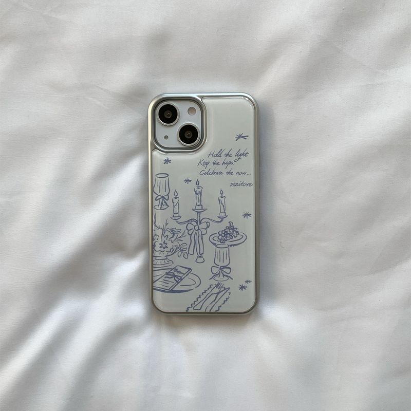 [MADE][Epoxy Silver Bumper Case] Cozy Table ⋆ Milk