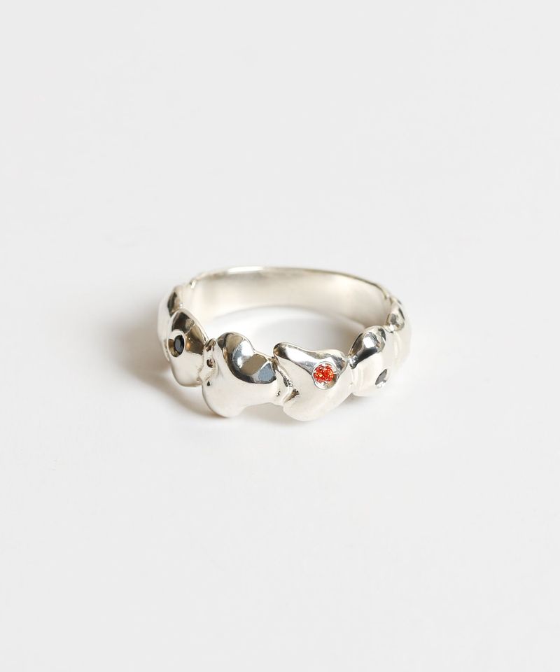 GRAYNOISE（グレーノイズ）の「Mushroom cubic ring (OB) (925 silver)（Accessories）」