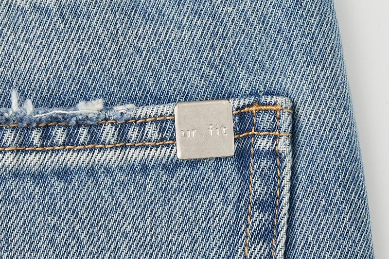FRADE HEM SLIM WIDE DENIM code 26205